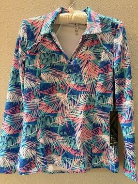 Golf/Padel ball/Tennis 2 piece colorful outfit:  Sportswear:  Size small